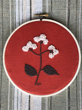 Load image into Gallery viewer, 6in Decorative handmade embroidery hoop