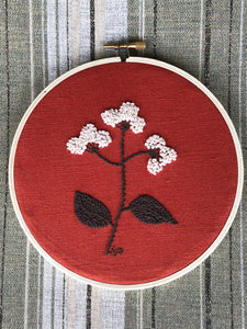 6in Decorative handmade embroidery hoop